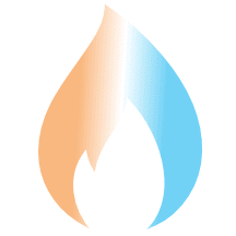 Heating services icon.