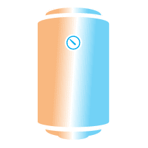 Water heater services icon.